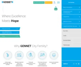 City-Fertility.com(GENNET City Fertility) Screenshot