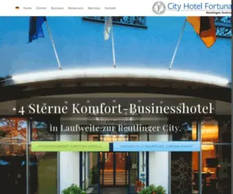 City-Hotel-Reutlingen.de(City Hotel Fortuna Reutlingen) Screenshot