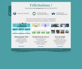 City-Manager.org(OVH accompagne votre évolution grâce au meilleur des infrastructures web) Screenshot