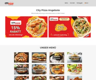 City-Pizza-Service.de(City Pizza Jena) Screenshot