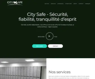 City-Safe.ch(Coffre fort au centre de la ville de Lausanne) Screenshot