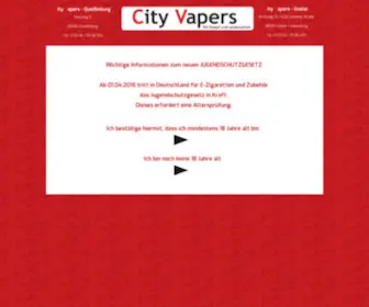 City-Vapers.de(City Vapers) Screenshot