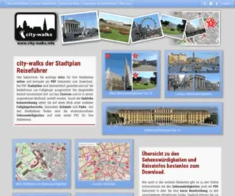 City-Walks.info(City-walks Stadtplan Reiseführer) Screenshot