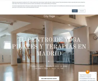 City-Yoga.com(/// City Yoga Madrid ///) Screenshot