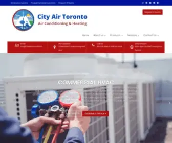 Cityairtoronto.com(HVAC Contractor Toronto) Screenshot