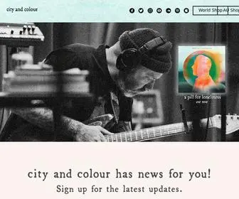 Cityandcolour.com(City and Colour) Screenshot