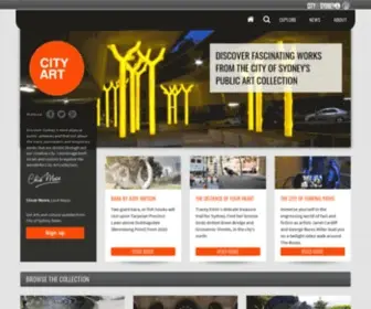 Cityartsydney.com.au(City Art Sydney) Screenshot