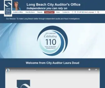 Cityauditorlauradoud.com(Long Beach City Auditor) Screenshot