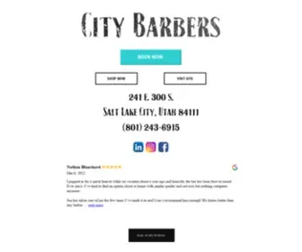 Citybarbers.co(City Barbers) Screenshot