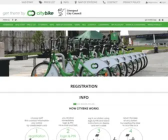 Citybikeliverpool.co.uk(Citybike goes electric) Screenshot