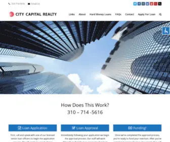 Citycapitalrealty.com(Hard Monay Loan) Screenshot