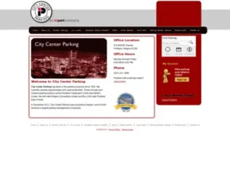 Citycenterparking.com(City Center Parking Portland Oregon) Screenshot