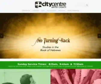 Citycentrebaptist.ca(City Centre Baptist Church) Screenshot