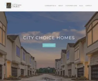 Citychoicehomes.com(Houston New Home Builder) Screenshot