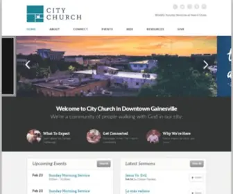 Citychurchgnv.com(City Church of Gainesville) Screenshot