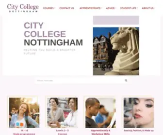 Citycollegenottingham.com(Citycollegenottingham) Screenshot