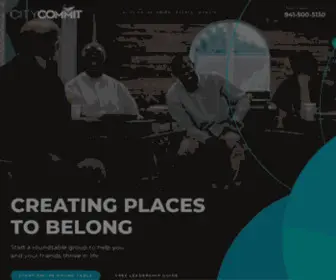 Citycommit.com(Creating Places to Belong) Screenshot