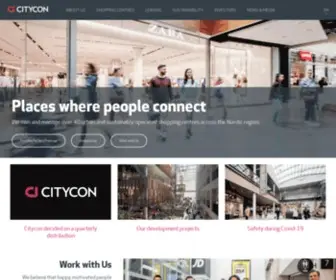 Citycon.com(Enriching urban crosspoints) Screenshot