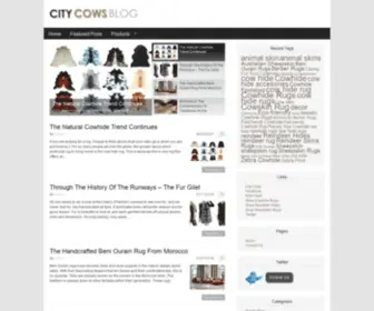 Citycowsblog.co.uk(City Cows Blog) Screenshot