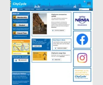 Citycycle.com.au(CityCycle Brisbane) Screenshot