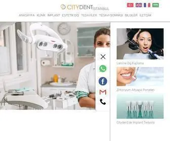 Citydent.com.tr(Citydent İstanbul Diş Kliniği Taksim) Screenshot