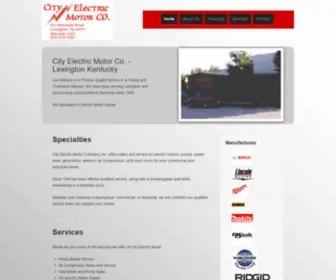 Cityelectricmotor.com(City Electric Motor) Screenshot