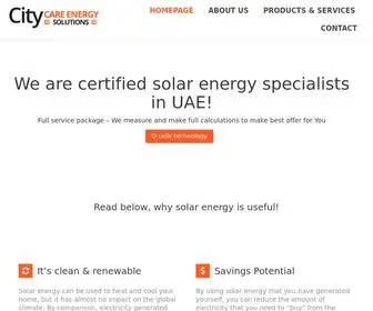 Cityenergy.ae(City Care Energy Solutions) Screenshot