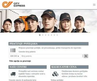 Cityexpress.rs(City Express) Screenshot