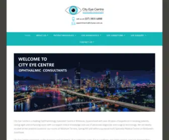 Cityeye.com.au(City Eye Centre) Screenshot