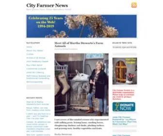 Cityfarmer.info(City Farmer News) Screenshot