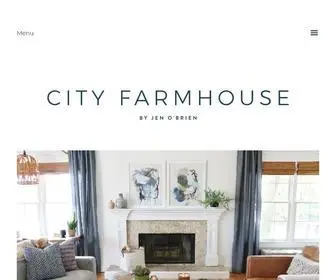 Cityfarmhouse.com(City Farmhouse by Jennifer OBrien) Screenshot