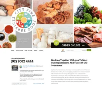 Cityfinefoods.com.au(City Fine Foods) Screenshot