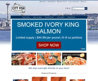 Cityfish.com(City Fish in Pike Place Market) Screenshot