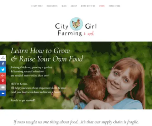 Citygirlchickens.com(CITY GIRL FARMING) Screenshot
