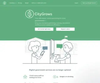 Citygro.ws(Fast, affordable, online permitting for governments) Screenshot