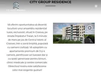 Citygroupresidence.ro(City Group Residence) Screenshot