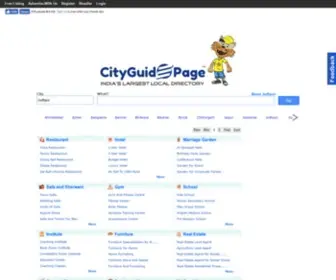 Cityguidepage.com(Local Business Search Engine) Screenshot