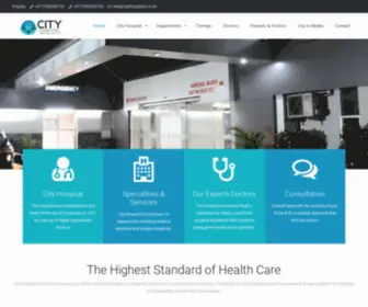 Cityhospitals.co.in(Medical excellent blend with high quality health care) Screenshot