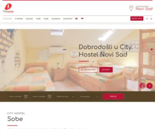 Cityhostel.rs(Novi Sad) Screenshot