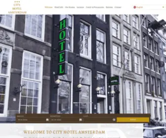 Cityhotelamsterdam.com(City Hotel Amsterdam) Screenshot