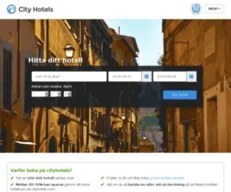 Cityhotels.com(öövernattning) Screenshot