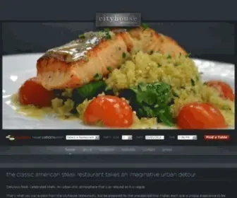 Cityhouse.com(Cityhouse Restaurants) Screenshot