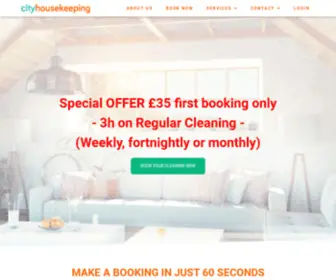 Cityhousekeeping.com(What’s great about City housekeeping) Screenshot