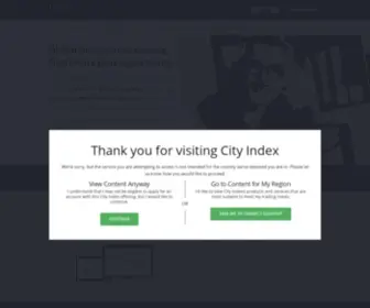 Cityindex.com.au(City Index Australia) Screenshot
