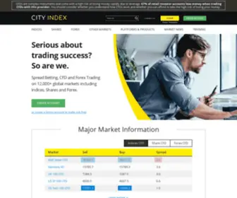 Cityindex.eu(City Index) Screenshot