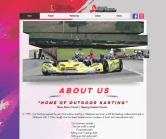 Citykarting.com(Home) Screenshot