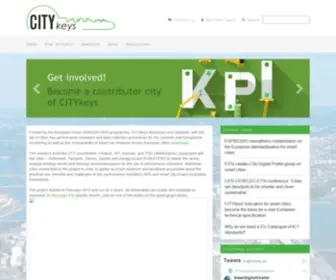 Citykeys-Project.eu(CITYKeys) Screenshot