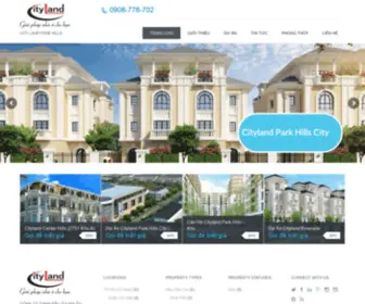 Citylandparkhill.com(Dự Án Cityland Park Hills City) Screenshot