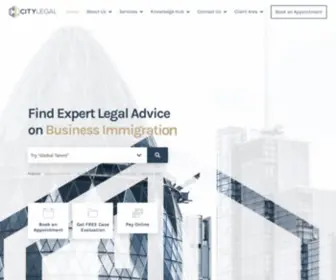 Citylegalservices.co.uk(City Legal Solicitors) Screenshot