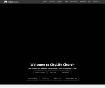 Citylife.church(CityLife Church Melbourne Australia) Screenshot